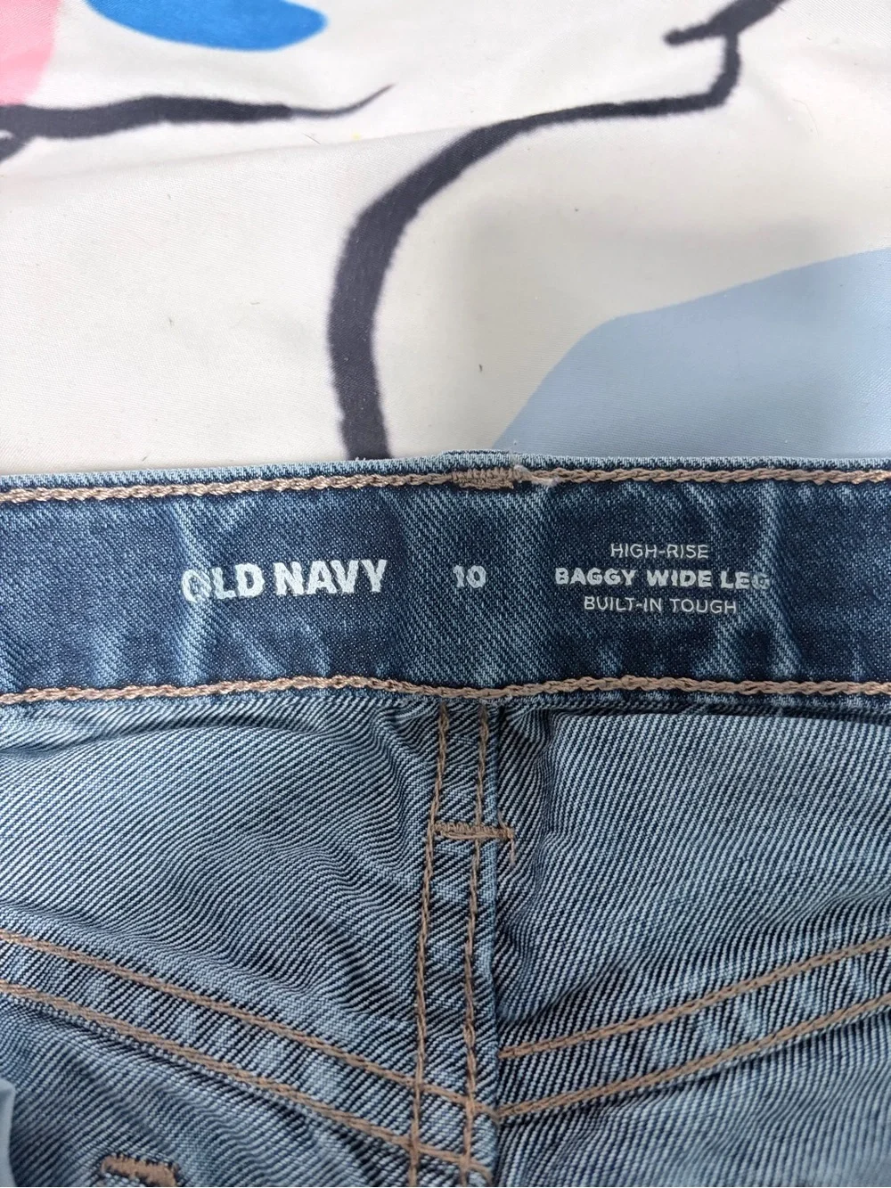 Old Navy Straight, high rise baggy wide leg